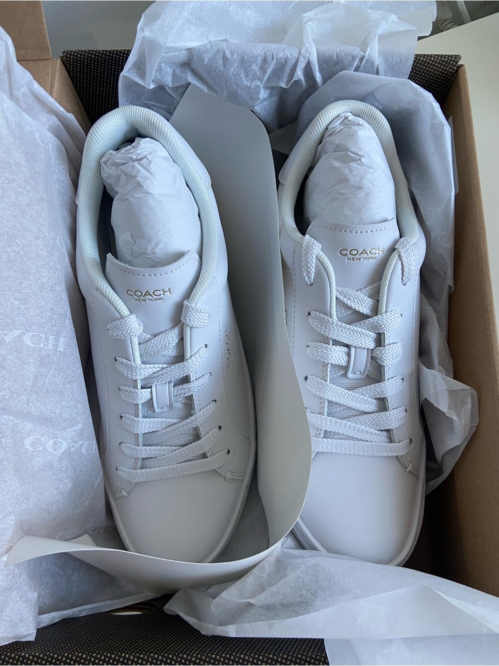 Coach White Sneakers - Picture 8 of 9
